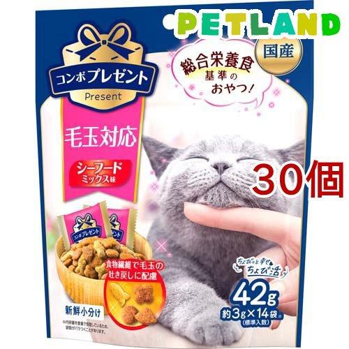コンボ プレゼント キャット おやつ 毛玉対応 ( 42g(14袋)*30個セット )/ コンボ プ...