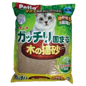 ペティオ ガッチリ固まる木の猫砂 ７L