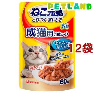 ねこ元気 ねこ元気 総合栄養食 パウチ 成猫用（1歳から） まぐろ入り