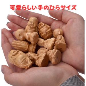 仏像フィギュア 木彫り仏像 ミニチュア お守り...の詳細画像1