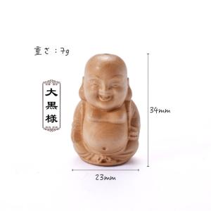仏像フィギュア 木彫り仏像 ミニチュア お守り...の詳細画像3