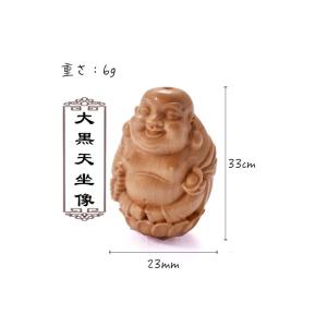 仏像フィギュア 木彫り仏像 ミニチュア お守り...の詳細画像4