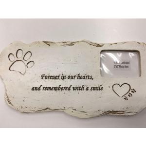 ペット用墓石 プレート 犬用 樹脂製 庭 屋外 ペットのお墓