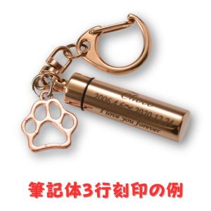 刻印無料 名入れ 遺骨カプセル 遺骨キーホルダ...の詳細画像4