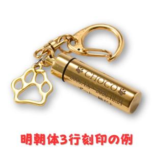 刻印無料 名入れ 遺骨カプセル 遺骨キーホルダ...の詳細画像5