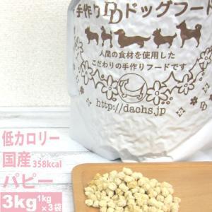 ドッグフード 国産 銀座ダックスダックス パピー 3kg(1kg×3袋) 成長期 妊娠期 授乳期 高カロリー 全犬種対応｜petnext