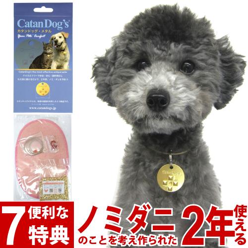 ７大特典付 カタンドッグ メタル ノミ ダニ を考えた 身に付けるだけ 紛失時あんしんサポート付 犬...
