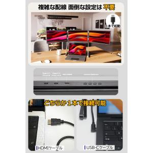トリプルモニター 3画面 4画面 拡張モニター...の詳細画像5