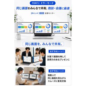 ディスプレイ モニター モバイルモニター 拡張...の詳細画像3