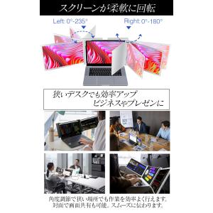 モバイルモニター 超軽量1.4kg 3画面 マ...の詳細画像3