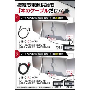 モバイルモニター 超軽量1.4kg 3画面 マ...の詳細画像4