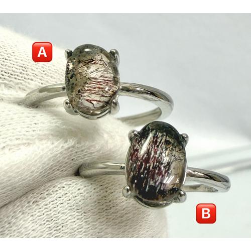 スーパーセブン リング 指輪 天然石 パワーストーン エレスチアル スーパーセブン レピドクロサイト...