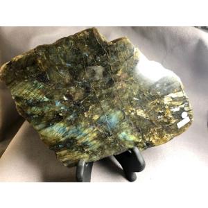 GOLD STONE ラブラドライト 原石 鉱物 860g 1点もの シラー 天然石