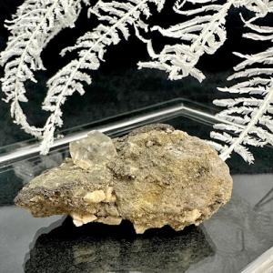 ハリネズミ　天然クリスタル生石　クラスター　彫物 ハリネズミ 水晶クラスター 中国 四川省産 水晶 クラスター