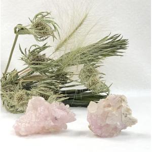 超希少】2Aローズクォーツ クラスター約19ct 紅石英 結晶 原石