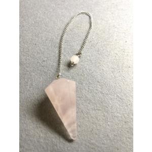 ペンデュラム  　ダウジング　天然石　パワーストーン　風水　ローズクォーツ　アメジスト　ペンヂュラム...