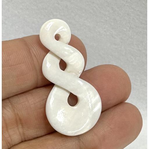 マザーオブパール パールシェル MOP マオリストーン マオリ族のお守り 天然石 パワーストーン ペ...