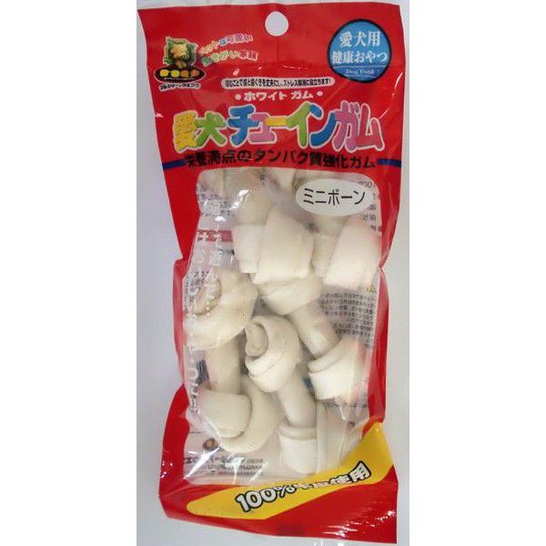 犬用おやつ 愛犬チューインガムホワイト骨型 ミニボーン/約6cm/5本入｜マルジョー＆ウエフク GW...
