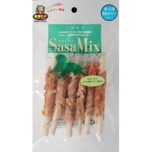 犬用おやつ ササミックス 国産 ササミ巻　ホワイト棒ガム 6本｜マルジョー＆ウエフク SX-27