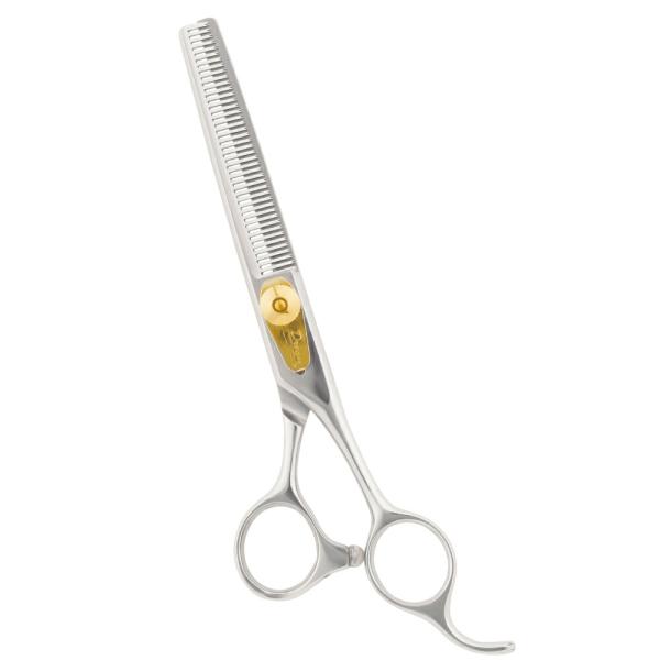 トリミングシザー セニング スキ ドリーム産業 KD-42 万能 自在ネジ 無料研券付 ペット用 ハ...