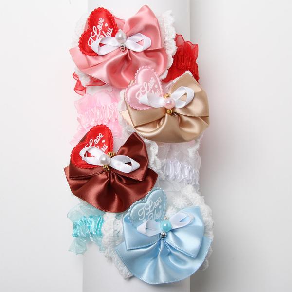 ペット用 バレンタイン きゅんハートチョーカー 輪 SS NSS-592 8本入 犬猫 飾り サロン...