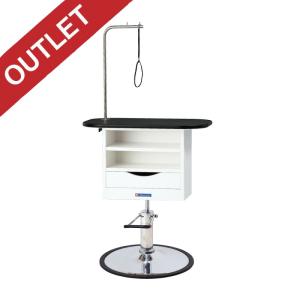 トリミングテーブル　空気圧　アーム付き トリミングテーブル 油圧式 昇降機能付き アーム付属 小型犬から