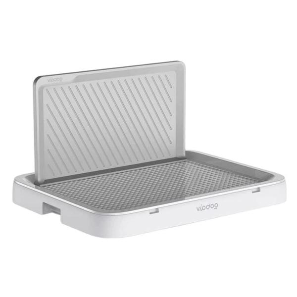 犬トイレ 犬用トイレトレー 犬トレーニングトレー ドッグトレー専用 壁付き犬トイレ おしっこ飛散防止...