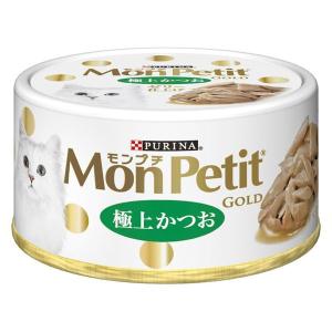 モンプチ ゴールド 缶 極上 かつお 70g 猫缶 キャットフード 【ネスレピュリナ】｜petshopzipangu