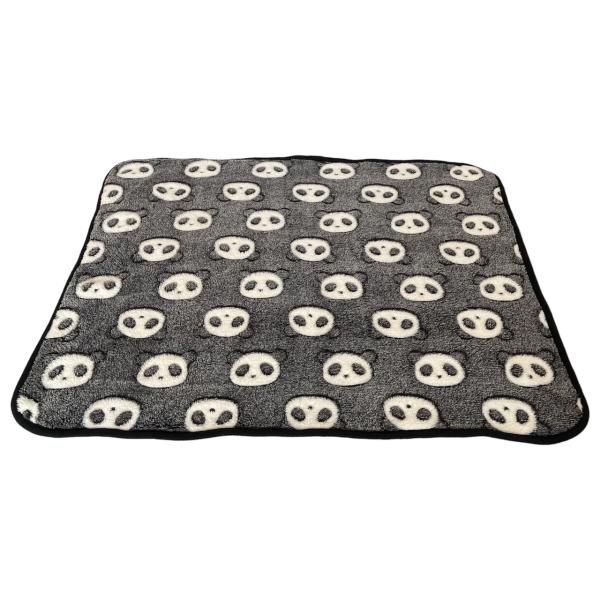 ペット用 犬用 猫用 パンダ柄 クッションマット M 毛布 マット ブランケット 冬用 防寒 暖かい...