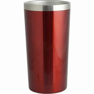 リビング タンブラー 450ml 真空断熱 ステンレス レッド MIP