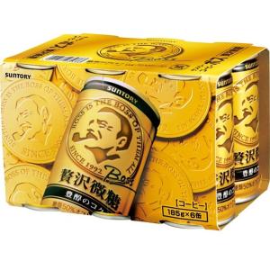 サントリー/ボス 贅沢微糖 185g×6缶 :716126:ココデカウ - 通販 