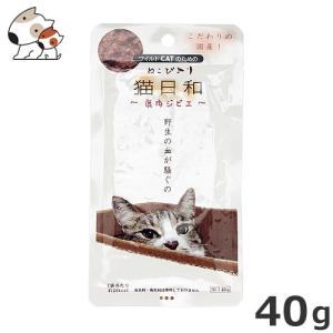 わんわん 猫日和 鹿肉ジビエ 40g ウエット パウチ 猫ごはん