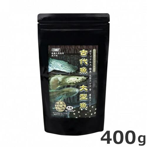 イトスイ コメット 古代魚 大型魚専用フード(大粒) 400g ポリプテルス 肺魚 大型ナマズ等 エ...