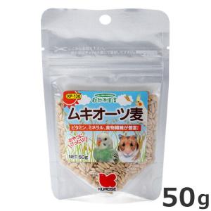 黒瀬ペットフード 自然派宣言 小袋 ムキオーツ麦 50g KP-130 小動物用おやつ ハムスター インコ類