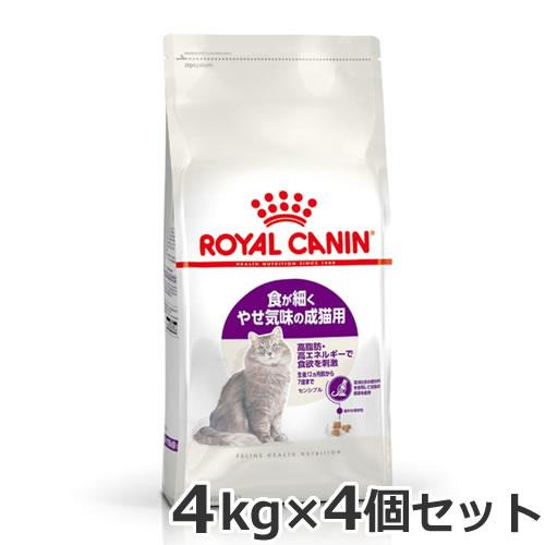 4個セット ロイヤルカナン センシブル（食が細い猫専用フード 成猫用）4kg×4個セット