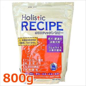 Holistic RECIPE ホリスティックレセピー　ラム&amp;ライス　高齢犬用 ホリスティックレセピー ラム＆ライス シニア ( 18.1kg