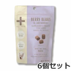 be-NatuRal(ビィナチュラル) ビィ・プラス ベリィベリィ 粒タイプ 75g×6個セット ペット用 サプリメント 投薬補助｜petsmum