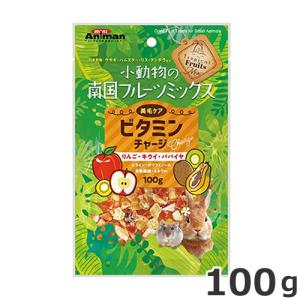 ドギーマンハヤシ ミニアニマン 小動物の南国フルーツミックス ビタミンチャージ 100g 小動物 おやつ｜petsmum