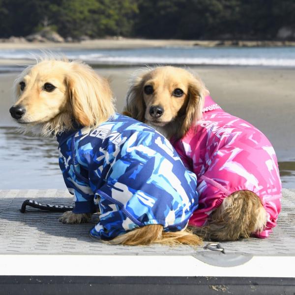 【GEWALK　ジウォーク】LGE531 プロテクト　ストレッチ　ロンパース　ラッシュガード　犬 い...