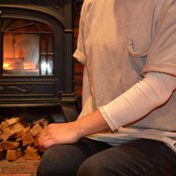 GEWALK ジウォーク　 光電子アンダーシャツ　Uネック 八分袖　ＷＯＭＡＮ LL　インナー　暖か...