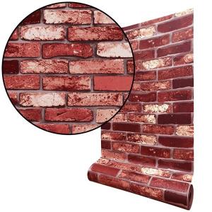 シール壁紙 Diy 工具 倉庫街風 代引不可 壁紙 住宅設備 Ds ペットキャリーバッグ プレミアムウォールデコシートr Wa114 赤茶系 Wagic 30m巻 リメイクシート レンガ