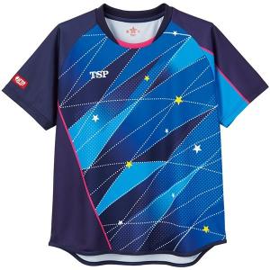 Tsp ティーエスピー 卓球アパレル ゲームシャツ レディスフリッシュシャツ 3xl 日時指定 ネイビー