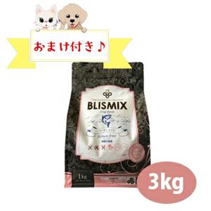 ケイエムテイ ブリスミックス グレインフリー サーモン 小粒 3kg