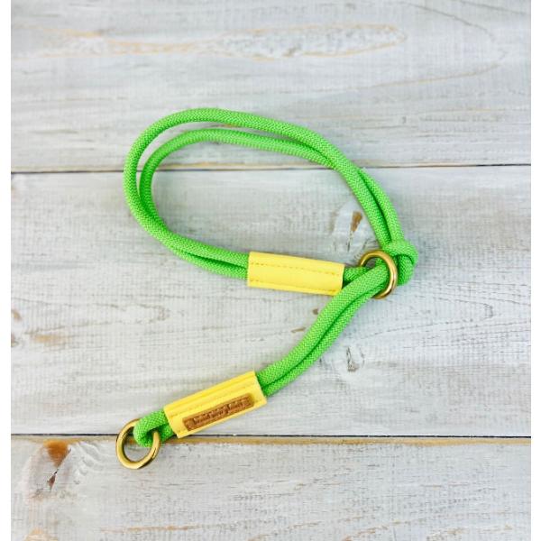 brand new planet　ロープカラー S グリーン