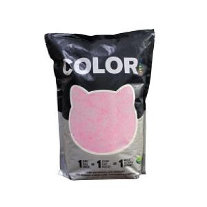 猫砂 固まる Nullodor　カラーリター　ピンク　1.8kg×８個（ケース販売）｜ペット良品倶楽部ヤフー店