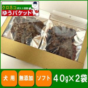 犬　おやつ　鹿肉スライスジャーキー40g×2袋 国産 無添加 無着色 犬用　送料260円｜petyafuupro