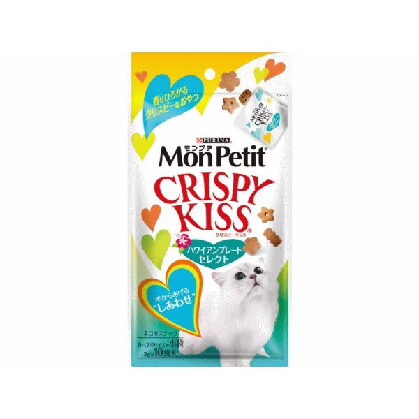 猫　おやつ　モンプチ クリスピーキッス ハワイアンプレートセレクト 30g