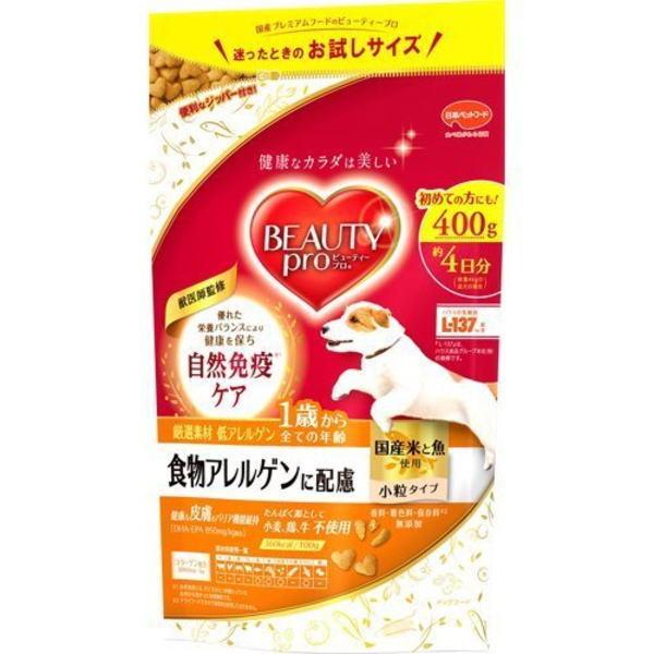 日本ペットフード ビューティープロ ドッグ 食物アレルゲンに配慮 1歳から 400g×16個(ケース...