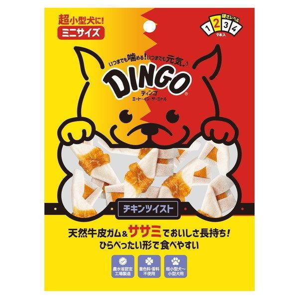 テトラ　    ディンゴ ミート・イン・ザ・ミドル チキンツイスト ミニ  9本×36個（ケース販売...