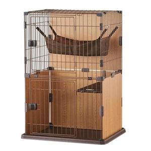 ブランド] Wag スリム キャットケージ 2段 ホワイト : 雑貨屋
